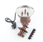 3-Tier Chocolate Fondue Fountain, Half-Pound Capacity, Easy to Assemble