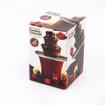 3-Tier Chocolate Fondue Fountain, Half-Pound Capacity, Easy to Assemble