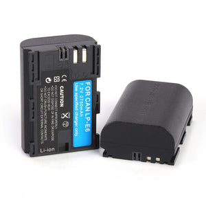 Camera Battery LPE6 2750mAh Lithium Ion for Canon LP-E6 Battery EOS 5D Mark II 2 III 3 6D 7D 60D 60Da 70D 80D 90D DSLR for EOS 5DS