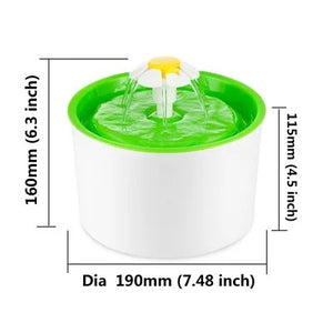 1.6L Pet Fountain Automatic Dog Cat Drinking Bowl Cat Water Fountain