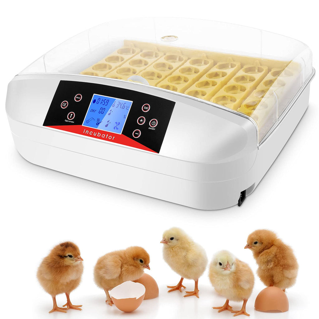 41 Egg Incubator Poultry Hatching Machine with Temperature Control Small General Digital Incubator Breeder Hatcher