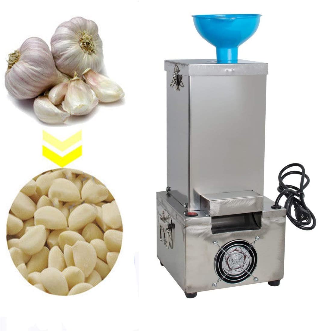 Commercial Garlic Peeling Machine 180W 20 kg/h Electric Stainless Steel  Automatic Peeler