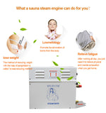 4.5KW Sauna Machine Steamer Spa Generator Sweat Room Equipment Steam Generator