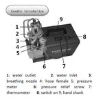 4500 PSI/30 MPa /300 High-Pressure Electric Air Compressor Pump Air Rifle for Fire Fighting and Diving