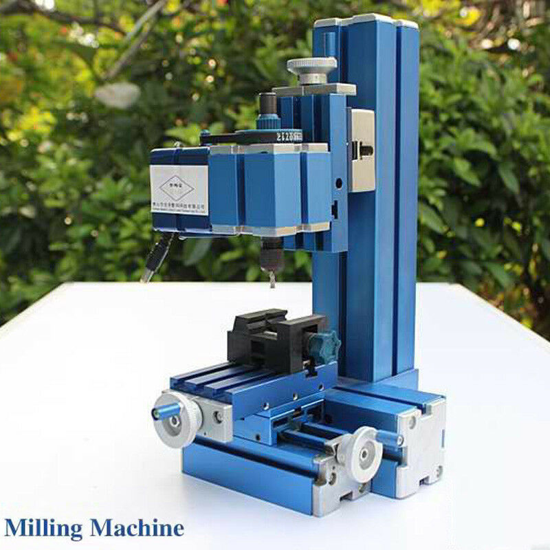Metal Mini Milling Machine Micro DIY Woodworking Power Tool for School 100V~240V
