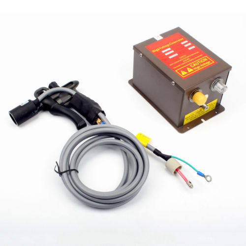 110V Ion Wind Gun Kit Industrial Static Eliminator with Power Supply 7KV Ion Air Gun for Removing Static