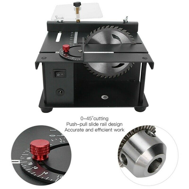 Mini Table Saw Multifunctional Model Cutting Machine Woodworking DIY Hobby