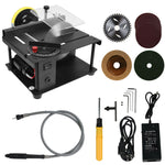 Mini Table Saw Multifunctional Model Cutting Machine Woodworking DIY Hobby