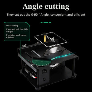 Mini Table Saw Multifunctional Model Cutting Machine Woodworking DIY Hobby