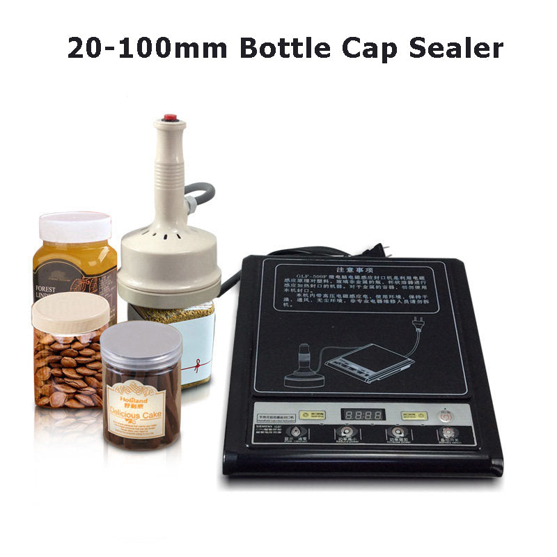 20-100mm Portable Handheld Induction Sealer Manual Heavy Caliber Bottle Cap Heat Sealing Machine