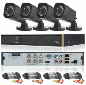 K3042HV 1080P HD 4CH DVR Recorder 1080N Outdoor CCTV Home Security Camera System US