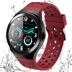 Sports Watch with Heart Rate Monitoring Waterproof 10 Sport Modes Store Data for Unlimited Time Support Google Fit