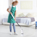 Electric Cleaning Brush Electric Spin Scrubber Adjustable Extension Handle Cordless Electric