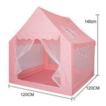 Princess Tent Kids Play Tent Fairy Tale Castle Portable Large Playhouse for Children Indoor and Outdoor Games Christmas Gift