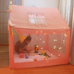 Princess Tent Kids Play Tent Fairy Tale Castle Portable Large Playhouse for Children Indoor and Outdoor Games Christmas Gift