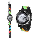 Children's Watch for Boys Girls Waterproof Outdoor LED Timer with 7 Colors Backlight