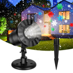 Halloween Christmas Projector Lights Outdoor Moving Snowflake Lights Waterproof for Holiday Party Garden Wedding Indoor Outdoor Decorations, Color /White Snowflake