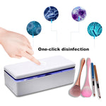 LED UV Sterilizer Box UV Light Bacteria Sanitizer for Cell Phone Makeup Tools Toothbrush