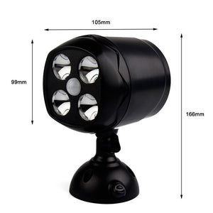 Spotlight 4 LED Motion Sensor Outdoor Garden Landscape Lamp Spot Light